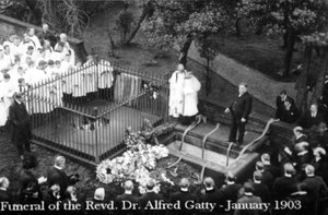 choir at gatty's funeral