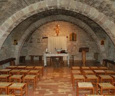 Chapel in undercroft of St Assisi Church