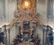 St Peter's Apse Floor viewed fro Cupola