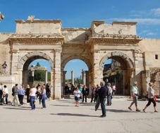 Arches into the Agora (market)